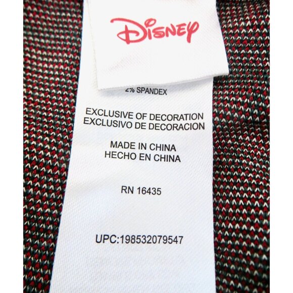 NEW! Disney Plaid Holiday Christmas Minnie Mouse Pleated Dress Red Green SZ 6 - Picture 9 of 10